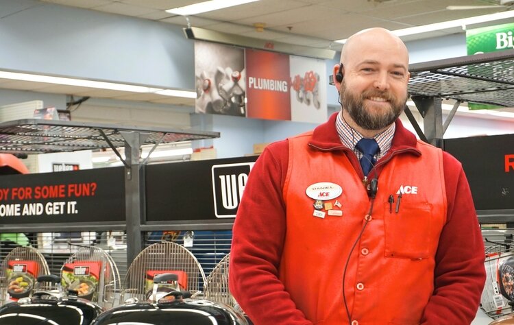 Daniel Buzzell of Ace Hardware in Midland has plansto develop future rental units in Downtown Midland.