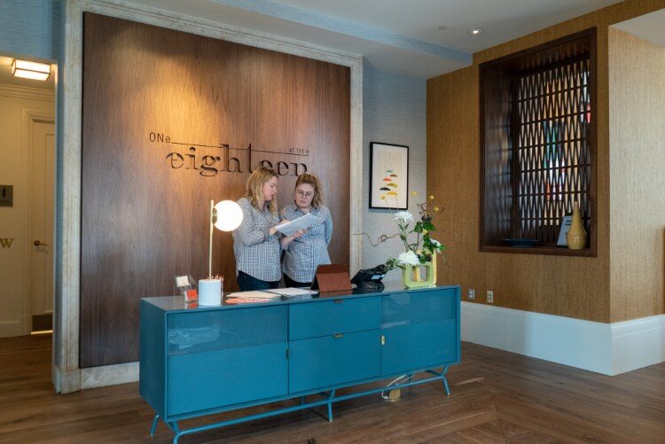 A new view greets you walking in the front door.