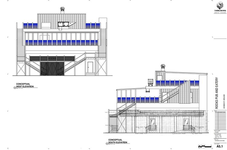 Rocks will add two stories on top of the existing building footprint.