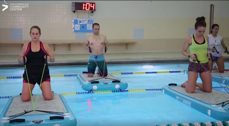 Take the Float Fit Challenge with Greater Midland Community Center (PC: GMCC)