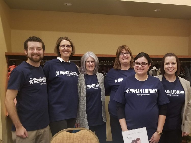 Some of the team members that helped put together Midland's Human Library event. (Midland Inclusion Council Facebook.)