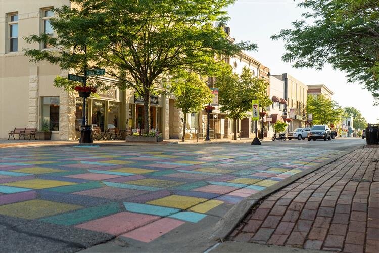 Public art has been an effort in attachment to place in Downtown Mount Pleasant.