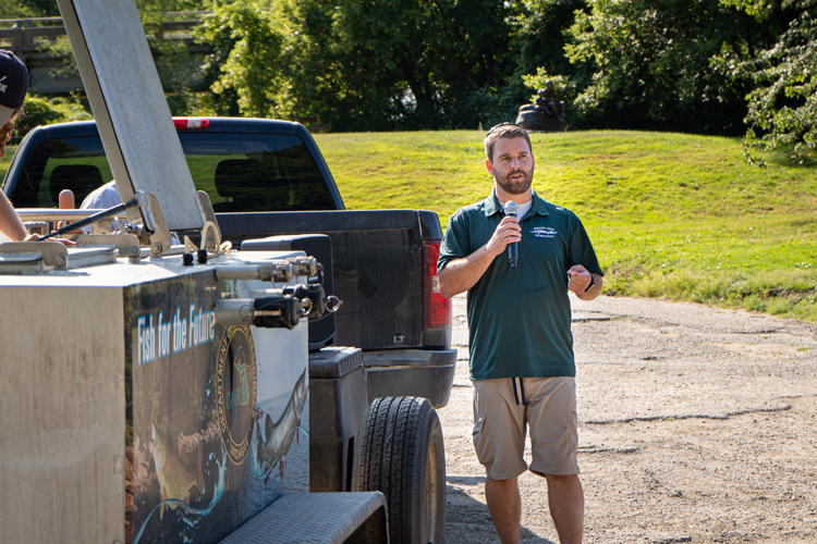 Doug Larson, Research Assistant at MSU Department of Fisheries and Wildlife.