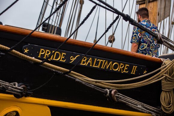 The Pride of Baltimore II has been at every Tall Ship festival in Bay City.