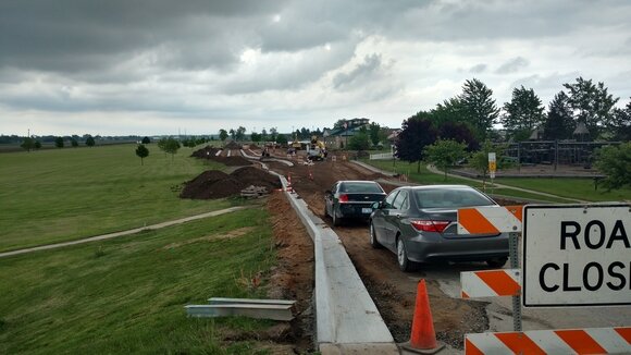 This summer, the city renovated the entrance to the park to make it easier and safer for traffic to flow in and out of the park.