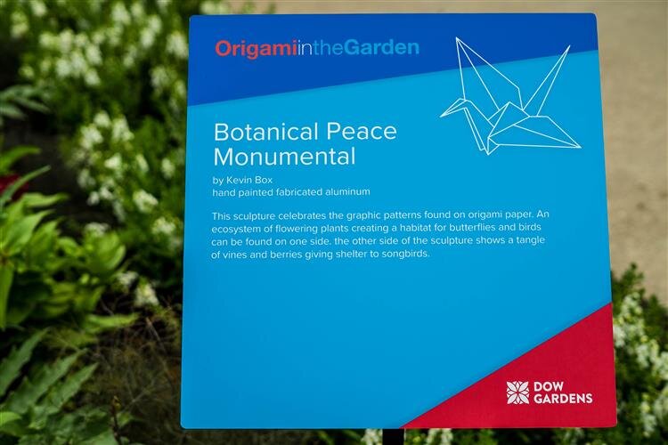 The exhibit is included with the cost of admission to Dow Gardens.