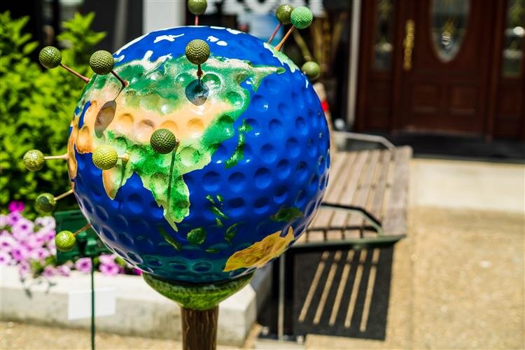 Each one will be signed by an LPGA player before being auctioned off.