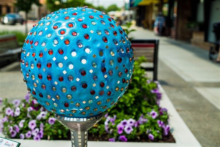 The pieces were completed by artists of all capabilities and ages.