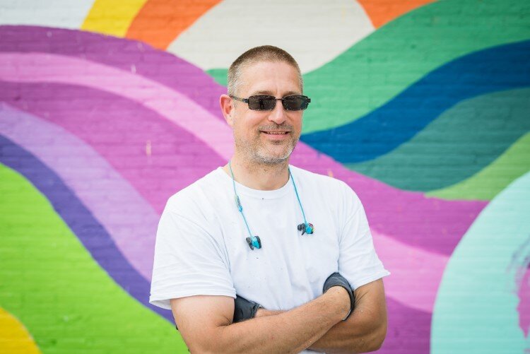 Mark Piotrowski, the man and brush behind MARKedARTs.