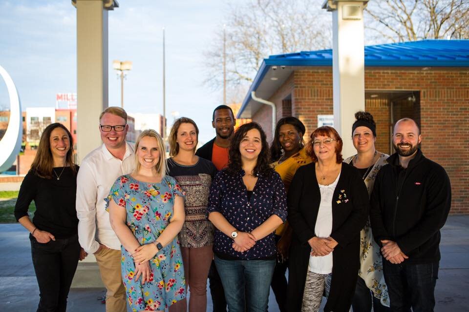 The 2019 Great Lakes Bay Pride Planning Team (from L to R): Ann (Midland), Scott (Bay City), Emily (Midland), Katrina (Midland), Antione (Saginaw), Dominique (Bay City), Audra (Saginaw), Ellen (Bay City), Allison (Bay City), and Trevor (Midland).