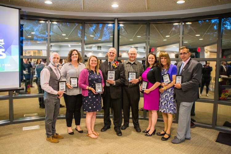The 2019 Great Lakes Bay Pride Award winners. 