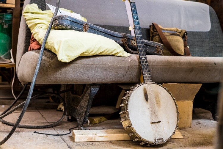 A man of many talents, Ardis is currently brushing up on his banjo skills to practice with his grandson.