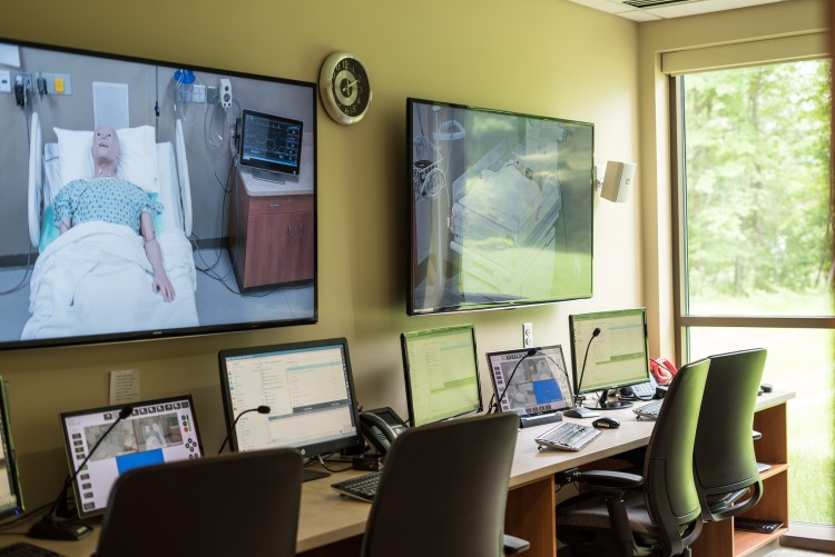 The Simulation Center inside MidMichigan Medical Center – Midland helps doctors and staff train for specific situations, aids in skill-building and educational demonstrations.