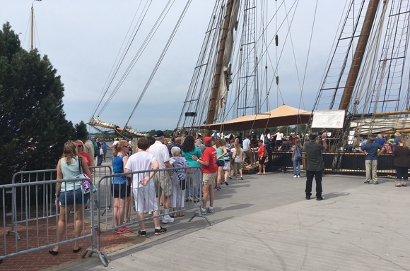 The Pride of Baltimore II in Bay City in 2016.