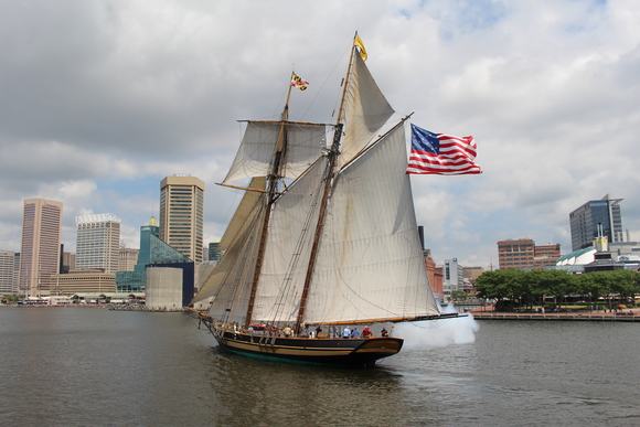 Pride of Baltimore II at home in Baltimore. 