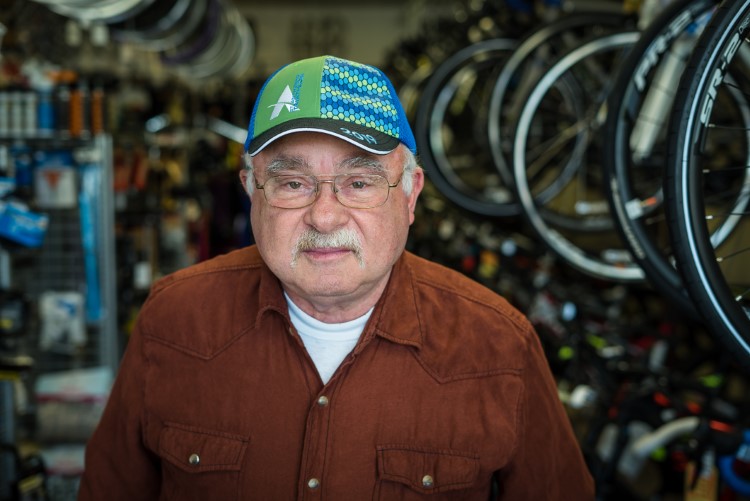 John Geminder, owner of Bicycle HQ in Midland.