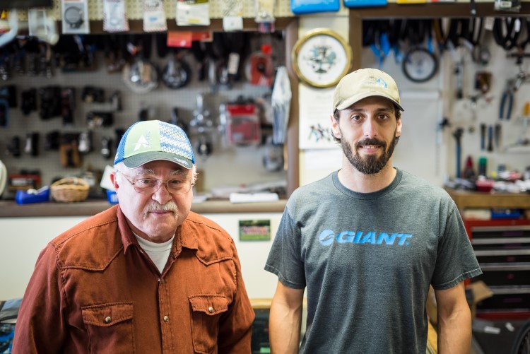 John Geminder and his son Kevin.