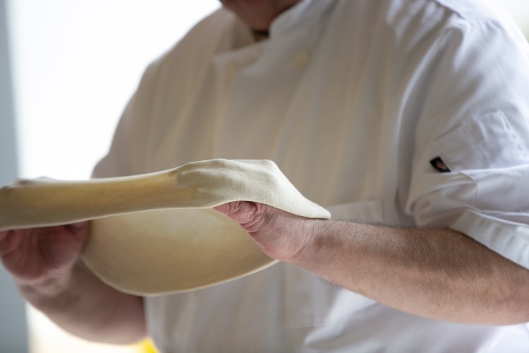 Pizza Baker sources produce where they can from The Arnold Center's WeGrow program at Arnold Farms.