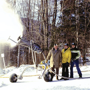The company's first snow machine in 1974.