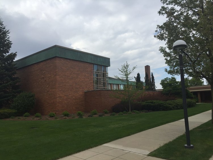 First Methodist Church, designed by Alden B. Dow FAIA, 1947