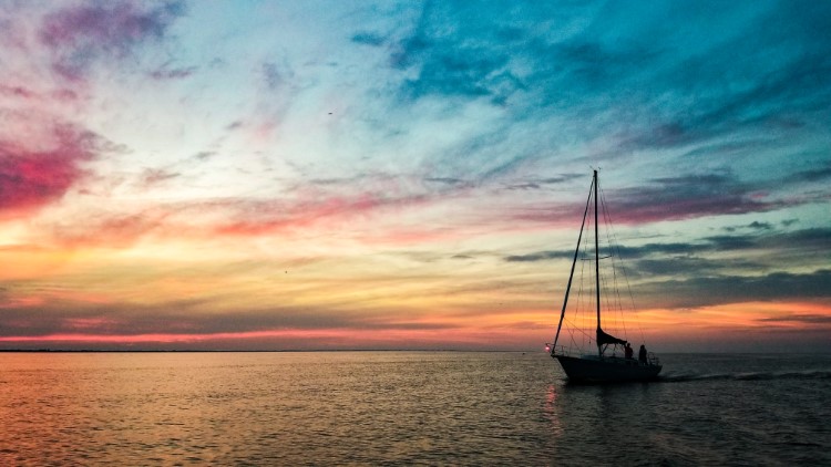 Many sailors call the Saginaw Bay home. Throughout the boating season, races sponsored by the Bay City Yacht Club are held every Wednesday night.