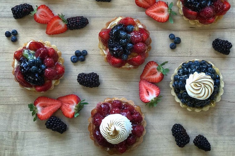 Pastries ready for the bakery case at The H Hotel in Midland.