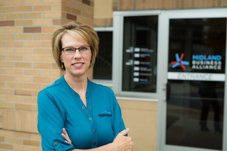 Diane Middleton executive director for the Midland Area Chamber of Commerce
