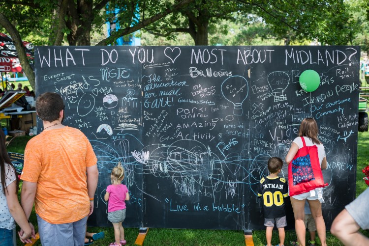 All ages share what they love most about Midland at the recent Riverdays Festival.