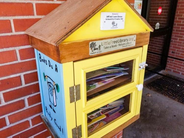 One of Jeff and Amy Havens Little Libraries in Midland.