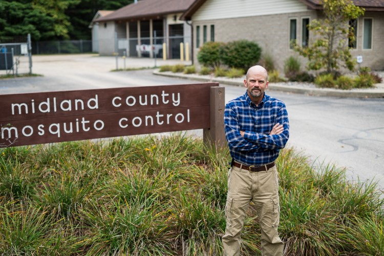Carl Doud of Midland County Mosquito Control, the first business to work with Ten16 on a hiring program.