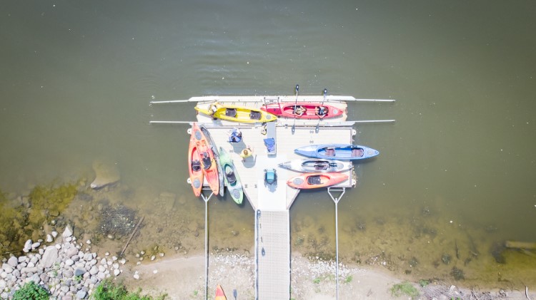 Using the Tittabawasee should be available until October if you don't mind a little chill. 