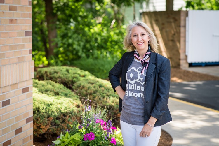 Tina Lynch of the Midland Chamber of Commerce.