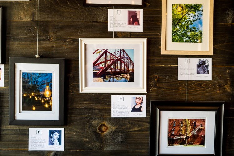 Students art displayed in Live Oak Coffeehouse in Midland.