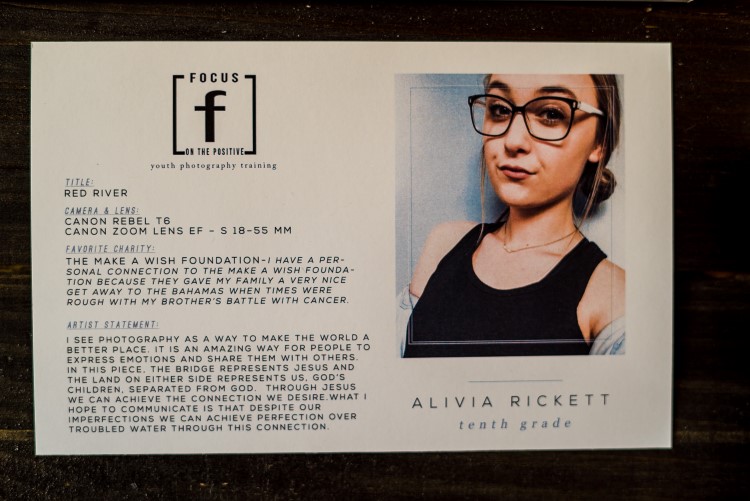 Student profiles are listed as part of the many different exhibits.