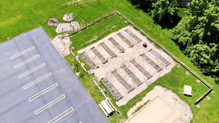 The community gardens are one element of a city-wide effort to raise awareness about food security