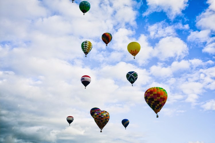 Several balloons take flight during Riverdays in Midland