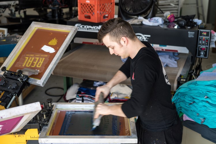 Blackmore of Red Threads copies a print on a t-shirt