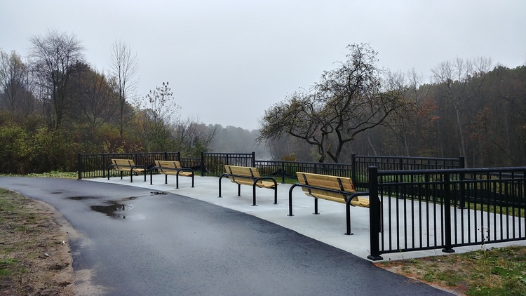 Part of the nearly complete accessibility work at Averill Preserve