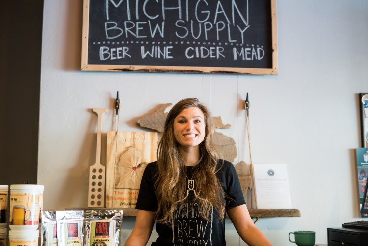 Nicole Kris, co-owner of Michigan Brew Supply