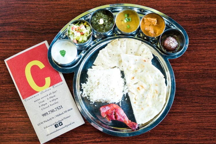 A sharable appetizer at Cinnamon Indian Cuisine