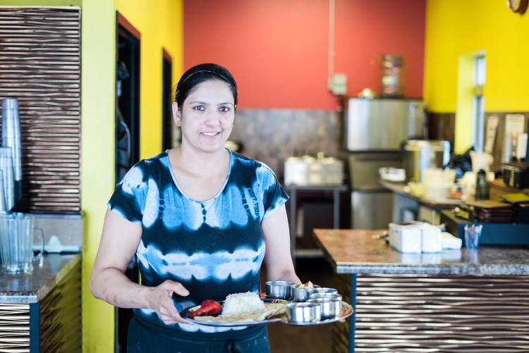 Rimpy Kaur head chef and owner of Cinnamon Indian Cuisine
