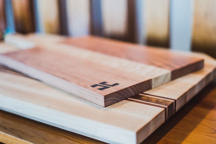 Cutting boards made for The Office star Angela Kinsey