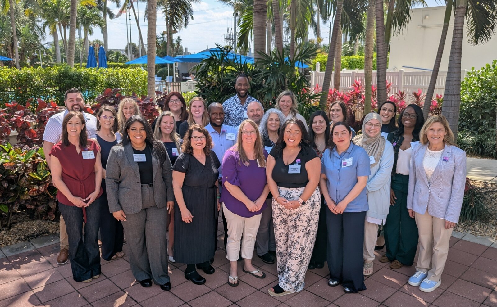 Justin Nance pictured with fellow ambassadors for Hygienist Inspired.