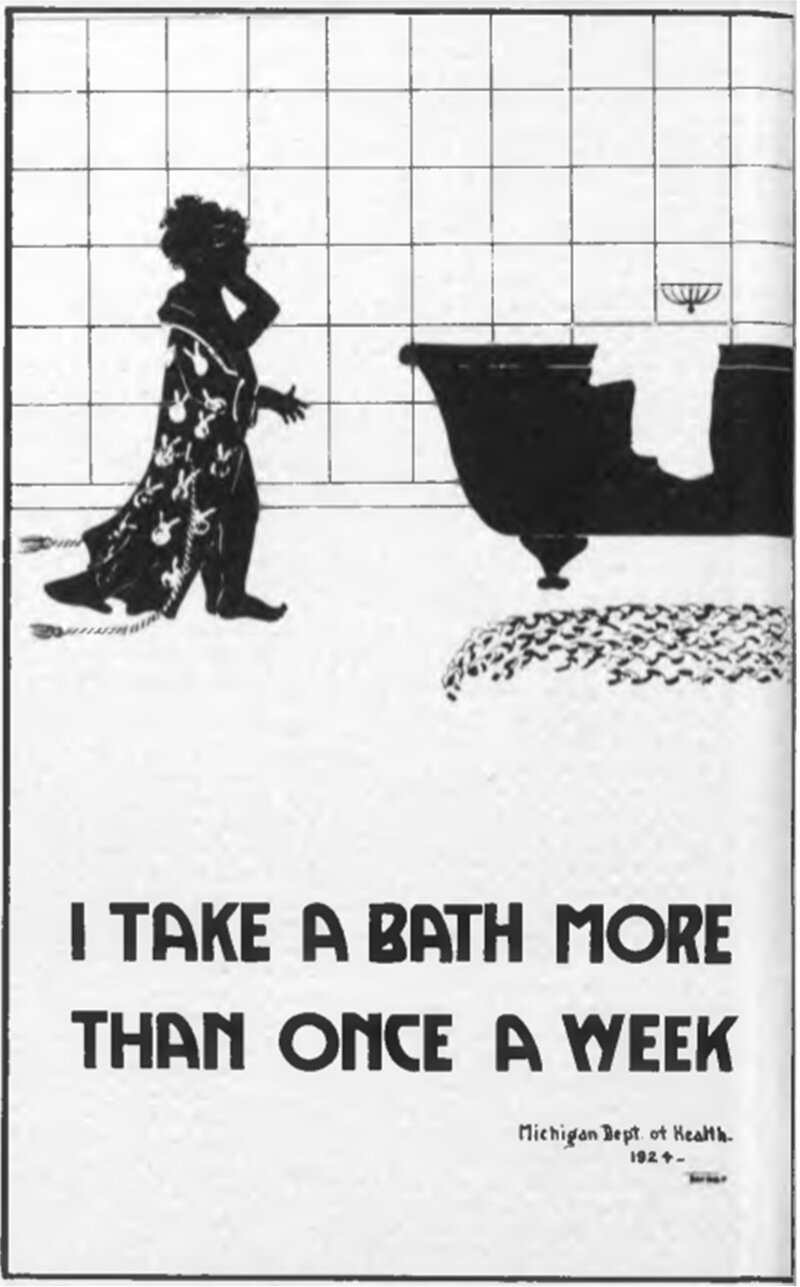 State of Michigan public health messaging from 1924.