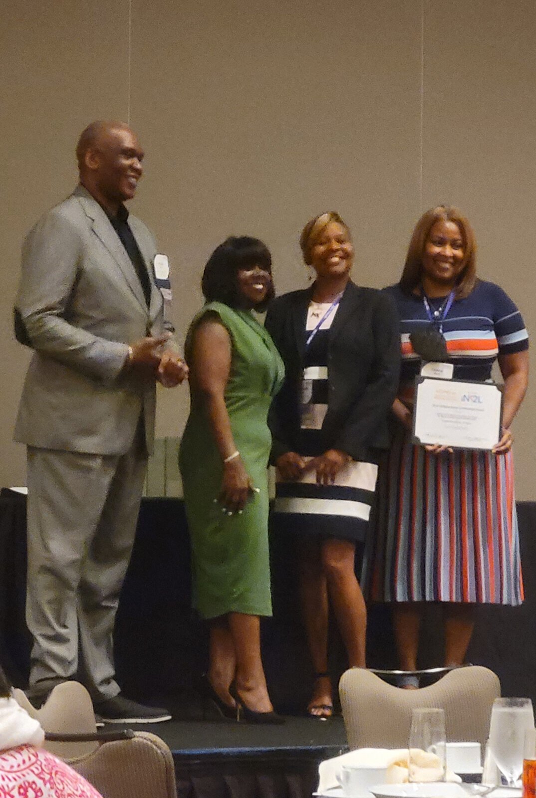 Detroit Area Agency on Aging staff recently accepted two awards from USAging.