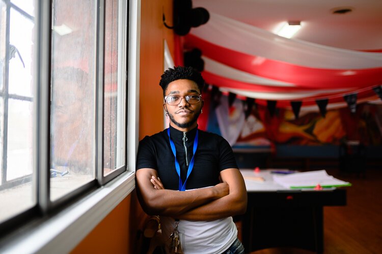 Dwayne Cole at Ruth Ellis Center.