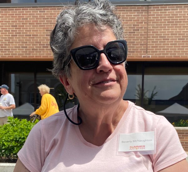 Beverly McNaughton enjoys creating for others.