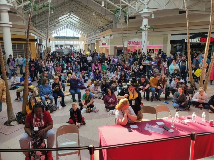 Several thousand people attended Midland Mall Comic Con 2023.
