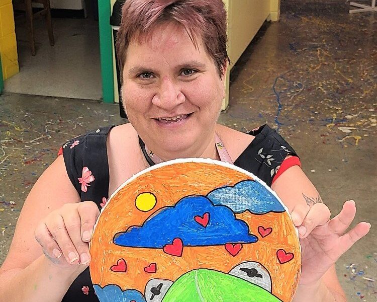 Heather displays her work at Creative 360.