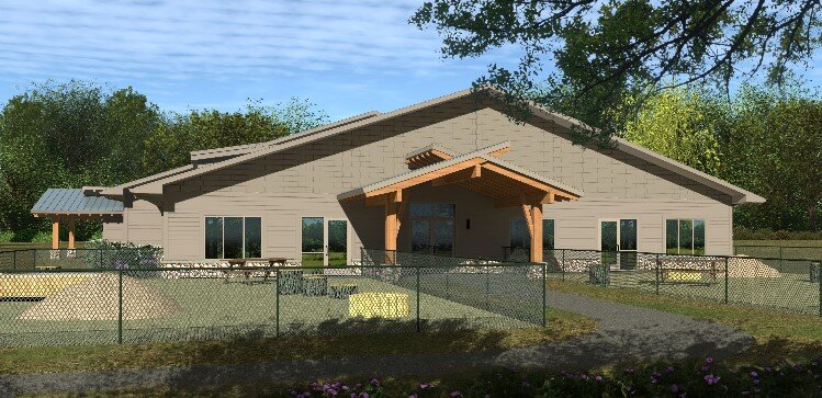 Entry to the planned new Nature Education Center